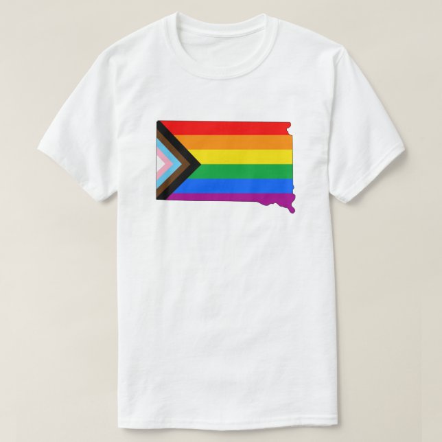 Camiseta Orgullo del Estado de Dakota del Sur Progreso de O (Diseño del anverso)