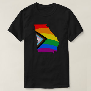 Camiseta Orgullo del Estado de Georgia Progreso de Orgullo
