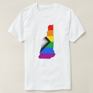 Camiseta Orgullo del Estado de New Hampshire Progreso de Or