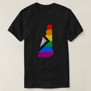 Camiseta Orgullo del Estado de New Hampshire Progreso de Or
