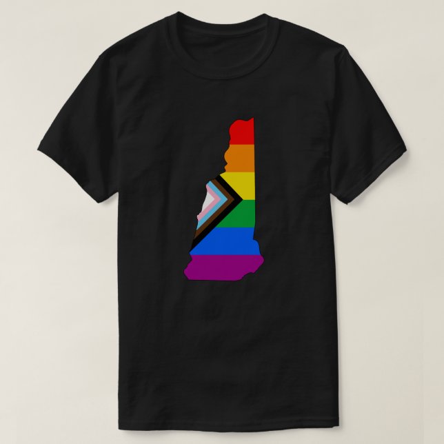 Camiseta Orgullo del Estado de New Hampshire Progreso de Or (Diseño del anverso)