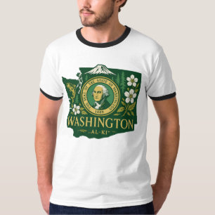 Camiseta Orgullo del estado de Washington