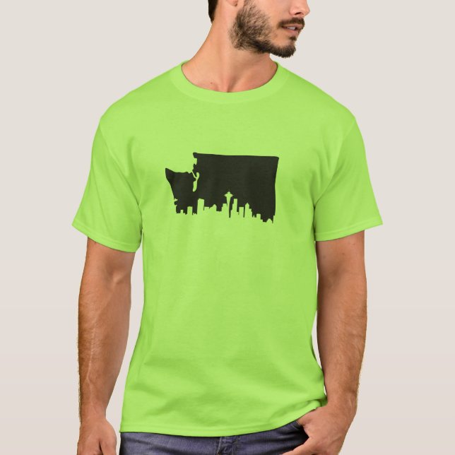 Camiseta Orgullo del estado de Washington (Anverso)
