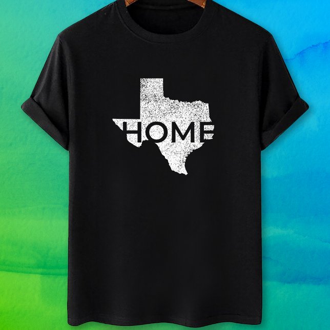 Camiseta Orgullo del estado del mapa del hogar de Texas (Subido por el creador)