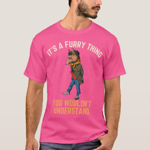 Camiseta Orgullo del Fandom Furry Animales Disfraz de Lobo