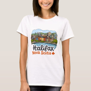 Camiseta Orgullo del horizonte de Halifax Nueva Escocia