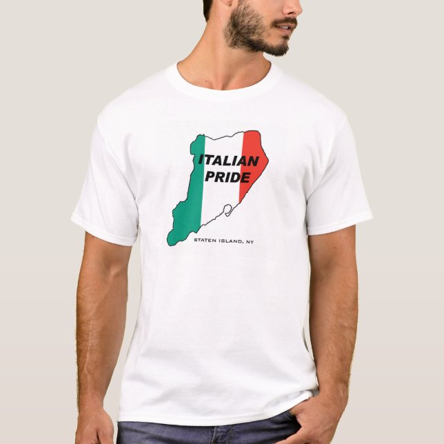 Camiseta Orgullo del italiano de Staten Island (Anverso)