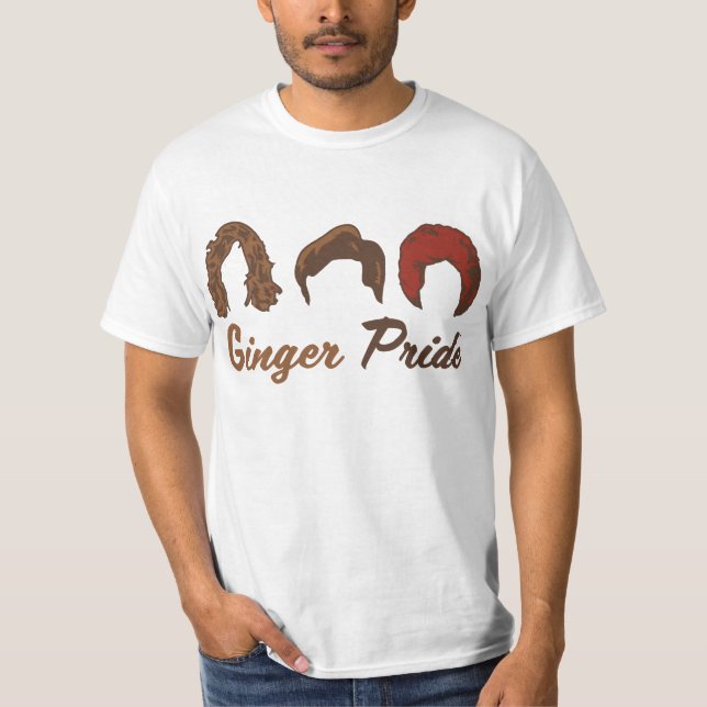 Camiseta ORGULLO del jengibre (Anverso)