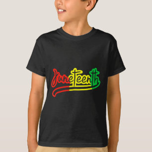 Camiseta orgullo del juneteenth libertad afroamericana desd
