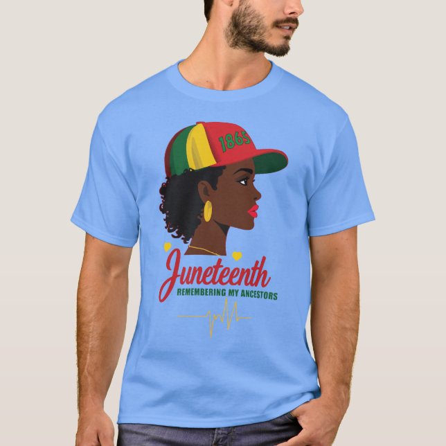 Camiseta Orgullo del Juneteenth – Tributo a la herencia de  (Anverso)
