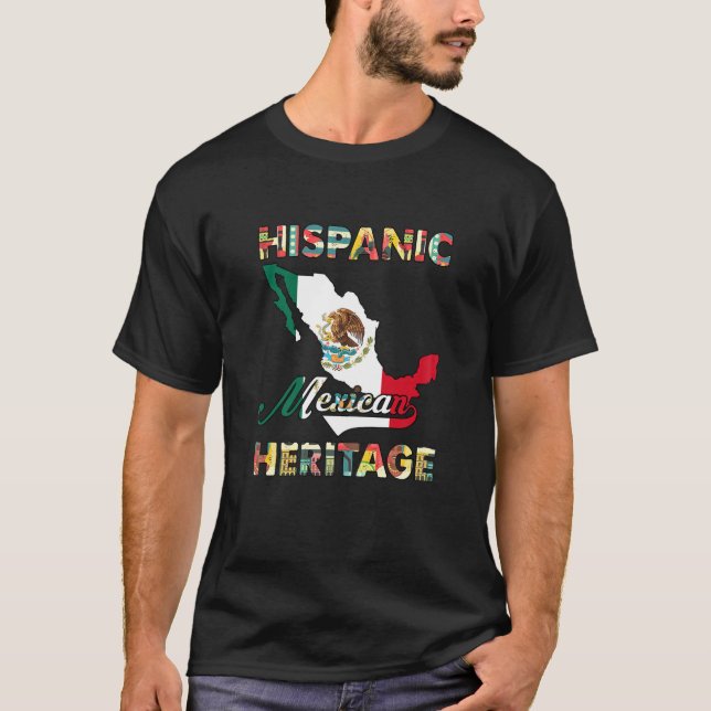 Camiseta Orgullo del Mes de la Herencia Hispánica de las Mu (Anverso)