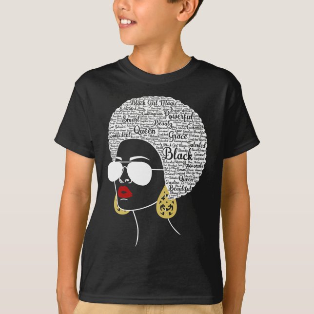 Camiseta Orgullo del mes de la historia negra afroamericana (Anverso)