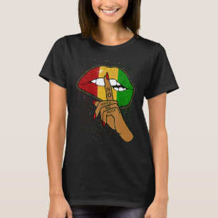 Camiseta Orgullo del mes de la historia negra de la bandera