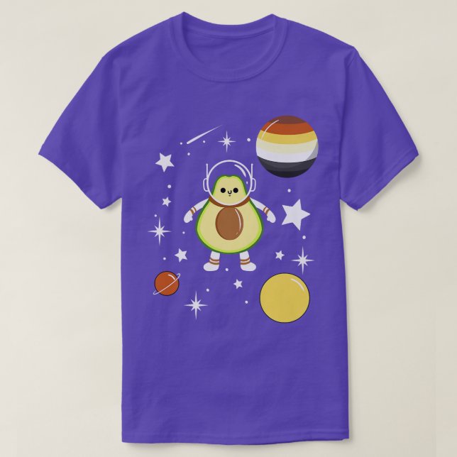 Camiseta Orgullo del oso gay aguacate  (Diseño del anverso)