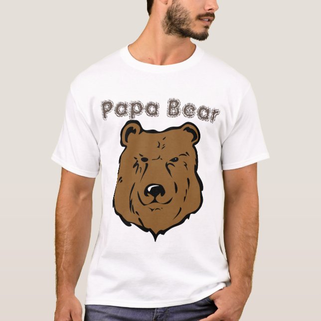 Camiseta Orgullo del oso Gran Belly Oso Papa Bear (Anverso)