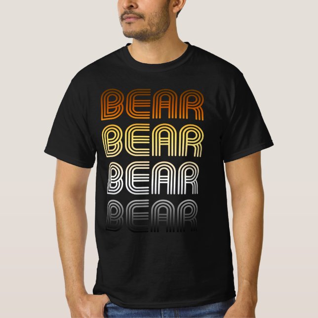 Camiseta Orgullo del Oso Retro (Anverso)
