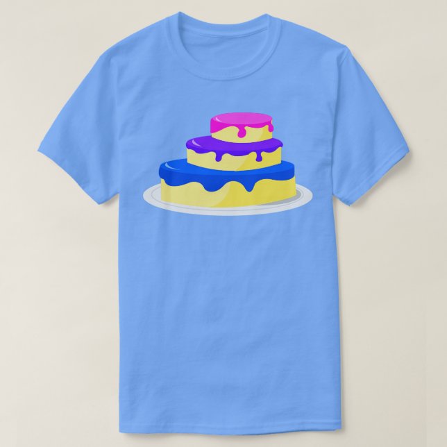 Camiseta Orgullo del pastel 10 (Diseño del anverso)