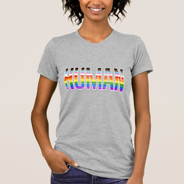 Camiseta Orgullo del progreso humano (Anverso)