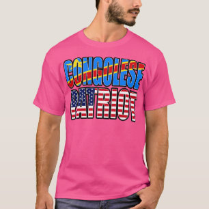 Camiseta Orgullo democrático patriota congoleño americano H