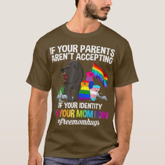 Camiseta Orgullo Desfile LGBTQ Mamá libre abrazos Orgulloso