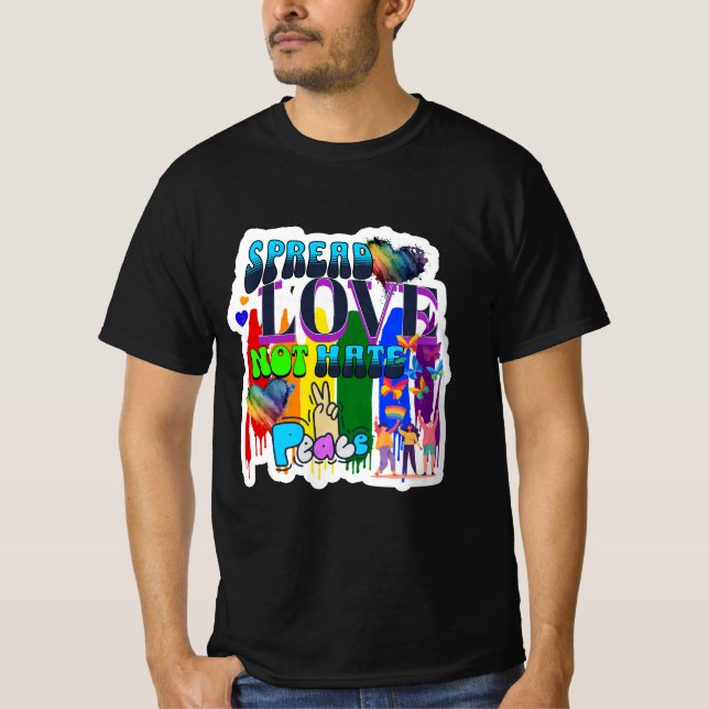 Camiseta Orgullo | Difundir amor no odio (Anverso)