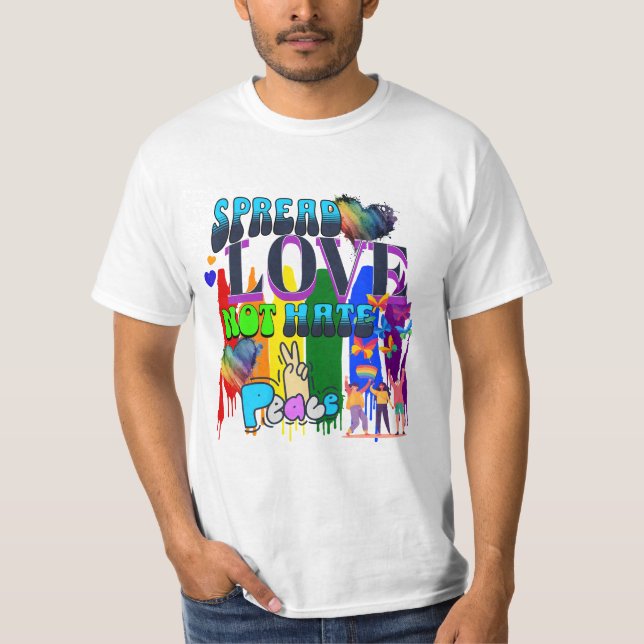 Camiseta Orgullo | Difundir amor no odio (Anverso)