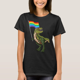 Camiseta Orgullo Dinosaurio Lgbt Gay Lesbiana Transexual