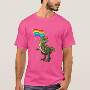 Camiseta Orgullo Dinosaurio Lgbt Gay Lesbiana Transexual