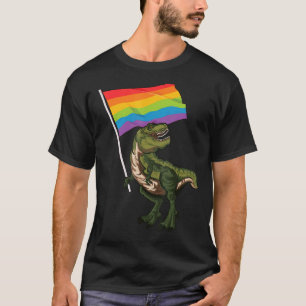 Camiseta Orgullo Dinosaurio Lgbt Gay Lesbiana Transexual