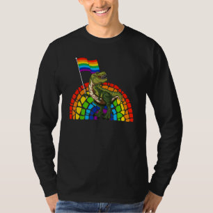 Camiseta Orgullo Dinosaurio LGBT Gay Lesbiana Transexual Tr
