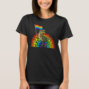 Camiseta Orgullo Dinosaurio LGBT Gay Lesbiana Transexual Tr