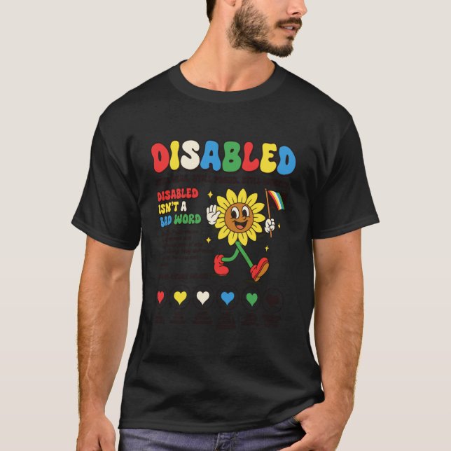 Camiseta Orgullo Discapacitado Silla de Ruedas Digna Giraso (Anverso)