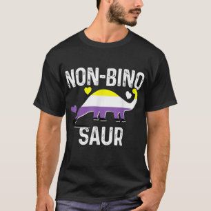 Camiseta Orgullo divertido de dinosaurios de la bandera no