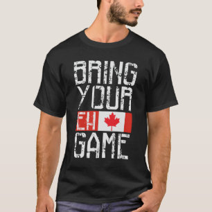 Camiseta Orgullo divertido del Día de Canadá Trae tu bander