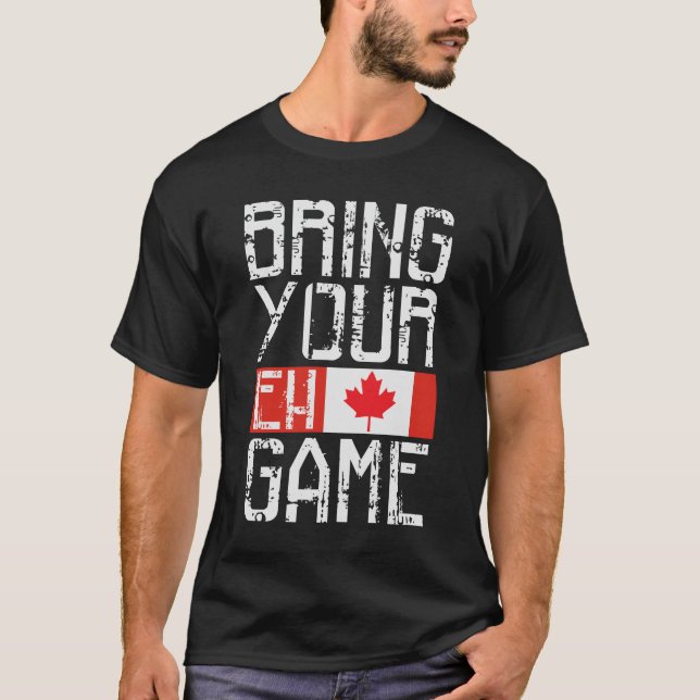 Camiseta Orgullo divertido del Día de Canadá Trae tu bander (Anverso)