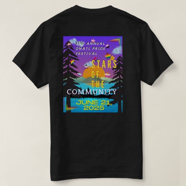 Camiseta Orgullo DNATL 2025 (Reverso del diseño)
