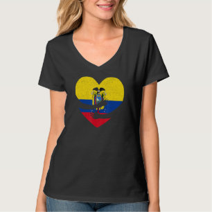 Camiseta Orgullo ecuatoriano con bandera de Ecuador Orgullo
