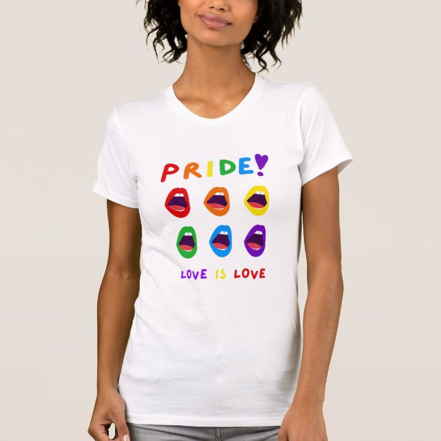 Camiseta Orgullo El Amor es Amor (Anverso)
