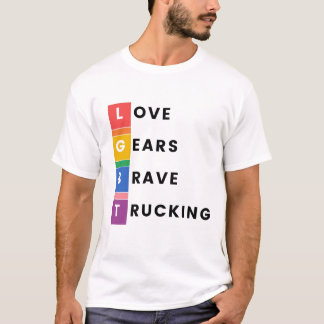 Camiseta Orgullo en cada milla: Diseño de camionetas LGBT