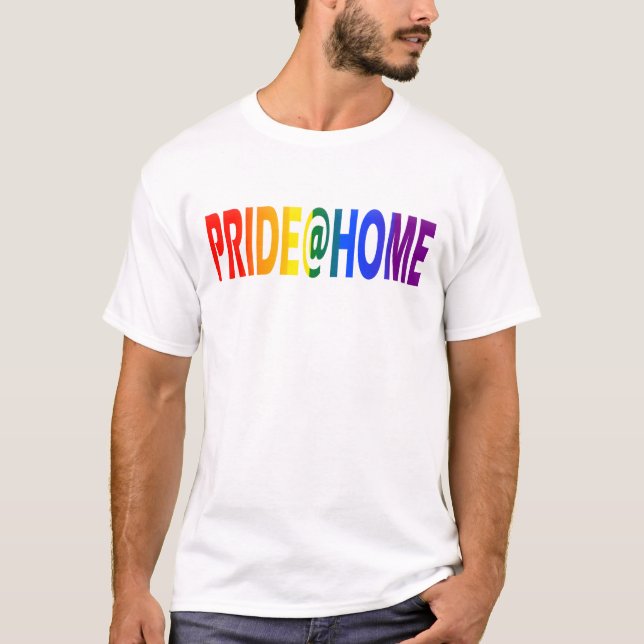 Camiseta Orgullo en casa Cuarentena de distanciamiento soci (Anverso)