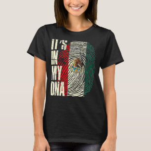 Camiseta Orgullo En Mi Aparato De Vintage Mexicano De ADN M