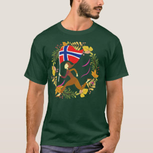 Camiseta Orgullo Escandinavia Bandera Noruega