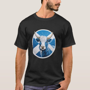Camiseta Orgullo Escocés Vaca de las Tierras Altas de Escoc