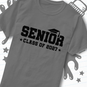 Camiseta Orgullo Escolar Año de Graduación Clase Superior 2