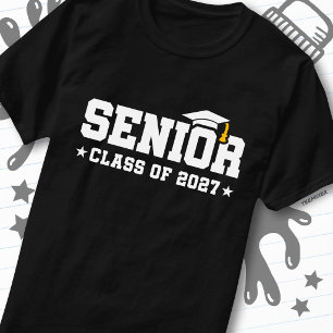 Camiseta Orgullo Escolar de Graduación del Último Año Clase