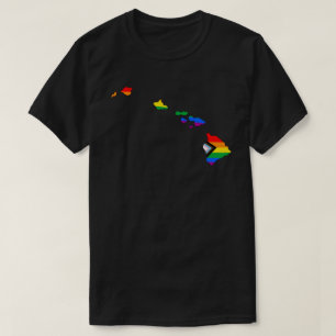 Camiseta Orgullo estatal de Hawaii LGBTQ Progress Pride