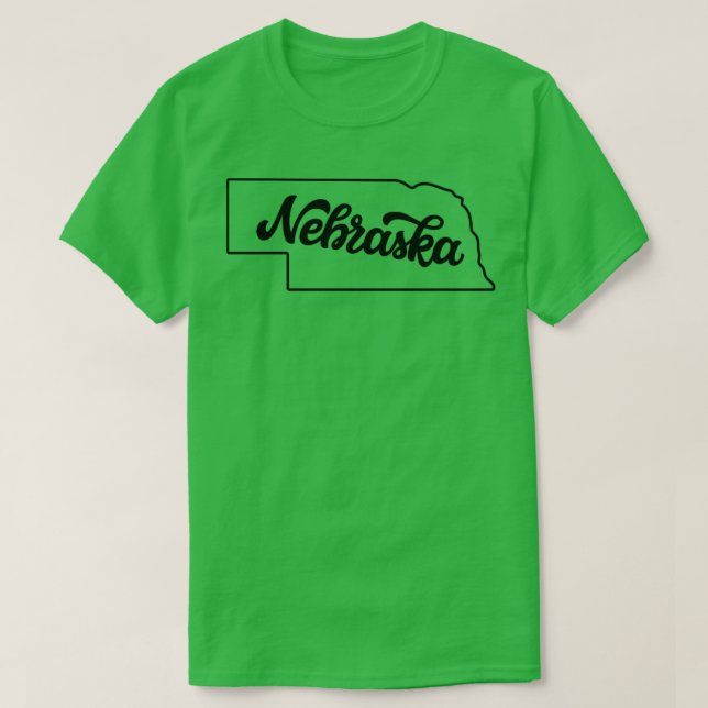 Camiseta Orgullo Estatal de Nebraska (Diseño del anverso)