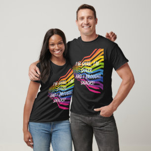 Camiseta Orgullo - Estoy aquí, soy marica, y traje bocadill