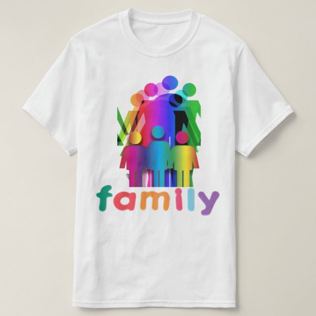 Camiseta Orgullo Familiar LGBTQIA+ (Diseño del anverso)