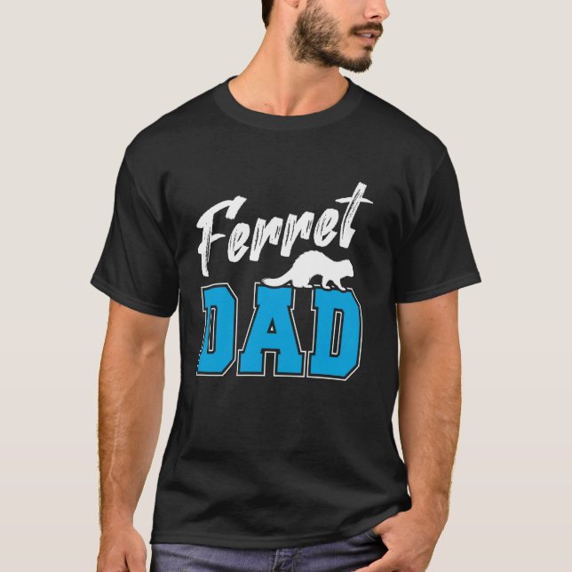 Camiseta Orgullo Ferret Dad Ferret Lover (Anverso)